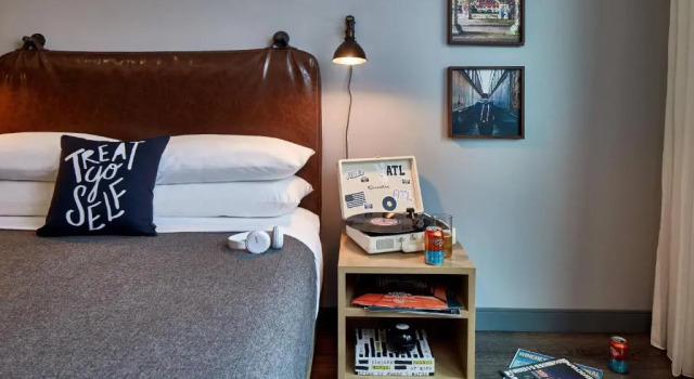 Standard- firedobbelt værelse Moxy Atlanta Midtown
