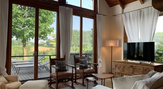 Chalet in Styria With Pool & Panoramic Views, Rezervasyon Şale Styrian Spa Country villalar, Villa