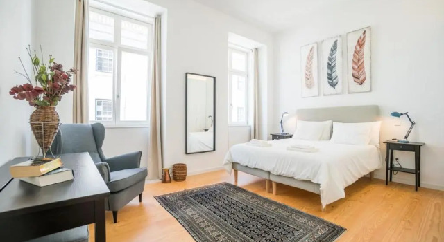Апартаменты Spacious and Bright Apartment in Cais Sodre