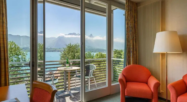 Двухместный номер Standard с видом на озеро Schönbühl Hotel & Restaurant Lake Thun
