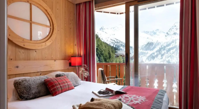 Апартаменты с 2 комнатами с видом на горы Pierre & Vacances Résidence premium Les Crêts