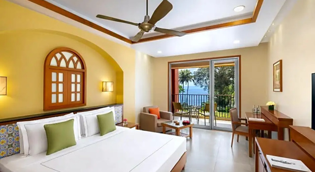 Двухместный номер Deluxe с видом на море Taj Cidade de Goa Heritage, Goa
