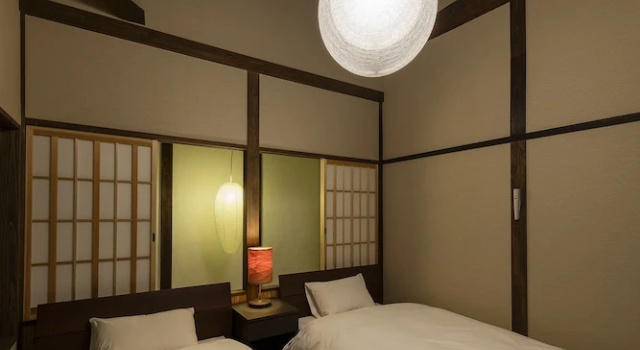 Коттедж с 3 комнатами с видом на сад Natsume an Machiya House