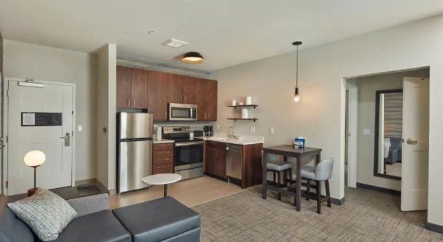 Двухместный люкс c 1 комнатой Residence Inn Sacramento Davis