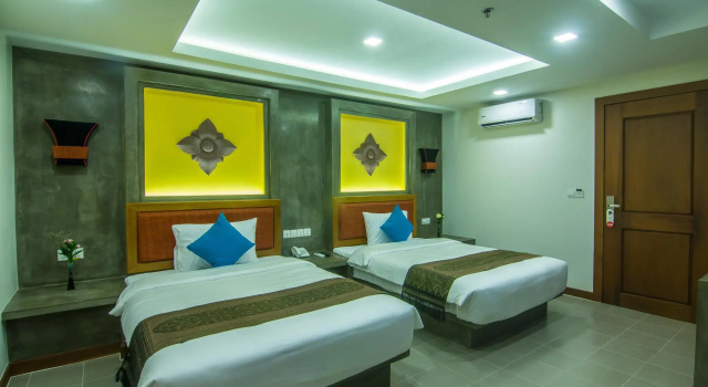 Двухместный номер Deluxe с балконом Chhay Long Angkor Boutique Hotel Siem Reap