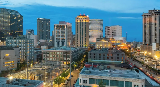 Двухместный номер Standard с видом на город New Orleans Marriott Warehouse Arts District