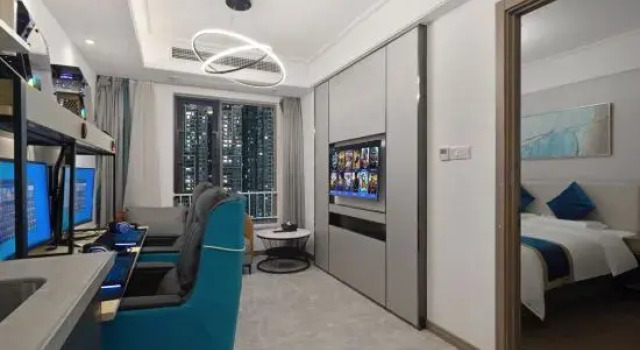 Люкс IGenie·Love Spirit E-sports Hotel (Chengdu Yintai City Dayuan Subway Station)