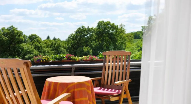 Двухместный номер Standard с балконом Hotel Bergschlößchen