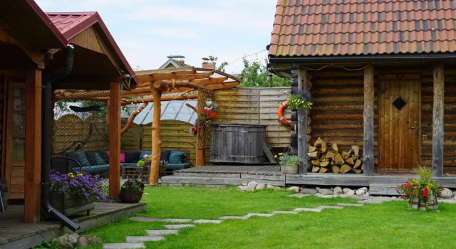 Guest house Zvejnieksēta, Забронировать Гостевой дом Павилоста Курземе, рядом с Pavilosta Great Boulder