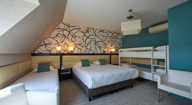 Трёхместный номер Standard с красивым видом из окна The Originals Boutique, Hôtel La Marébaudière, Vannes