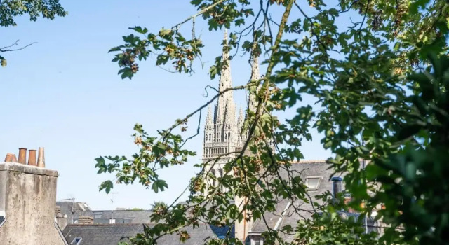 oo Le jardin oo paisible studio équipé et bien placé, Rezerwuj Hotel Quimper 