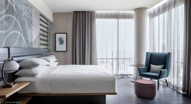 Двухместный полулюкс с видом на город Marriott Dallas Uptown
