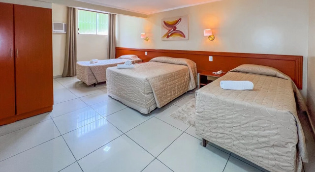 Четырёхместный номер Economy Hotel Nacional Inn Campos do Jordão