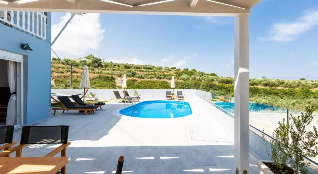 Вилла Nikiforos Villa, Private Pool & BBQ, SeaViews, By ThinkVilla