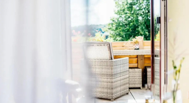 Студия с балконом Erlebnishotel "Zur Schiffsmühle" GmbH