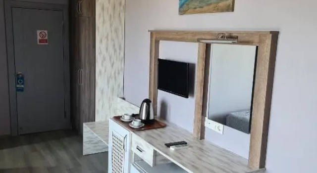 Четырёхместный номер Standard с балконом и с видом на море Diamant Otel