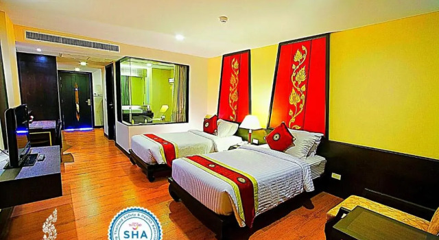 Двухместный номер Deluxe с видом на море Royal Thai Pavilion Jomtien Hotel