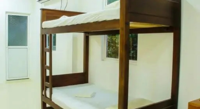 Кровать в общем номере That's Why Beach Cabanas Nilaveli