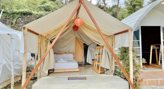 Тент с видом на озеро Diamond Glamping by BIO Management