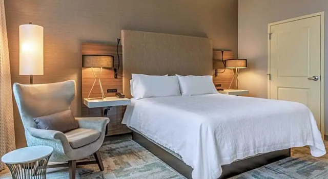 Двухместный люкс с диваном-кроватью c 1 комнатой Hilton Garden Inn Indianapolis Downtown