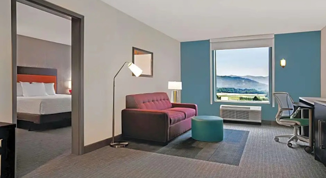 Люкс с видом на горы Home2 Suites By Hilton Asheville Airport