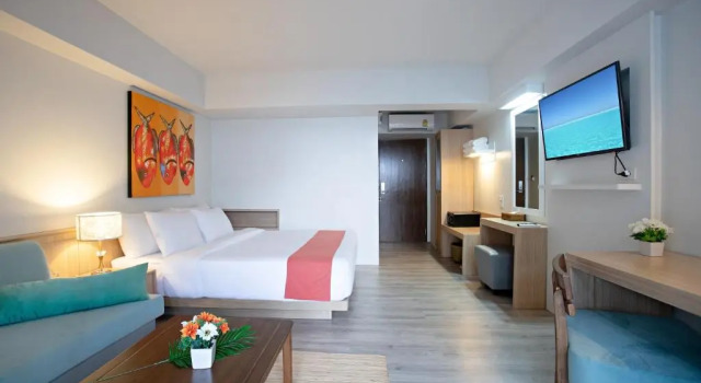 Двухместный номер Deluxe с балконом Villa Cha-Cha Krabi Beachfront Resort