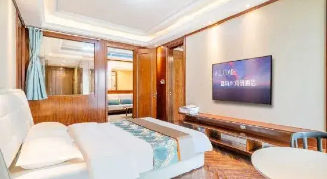 Семейный люкс с 2 комнатами с красивым видом из окна Dalian Xinhaian Scenic Hotel (Venice Water City)