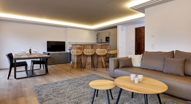 Люкс Comfort с 3 комнатами с видом на горы City Suites Murnau