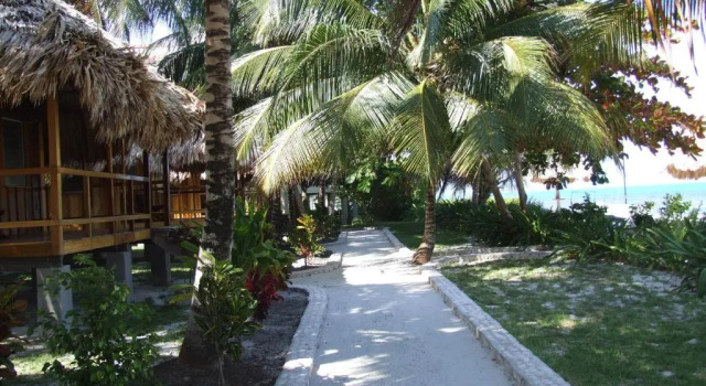Бунгало oceanfront St. Georges Caye Resort
