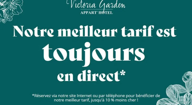 Двухместный номер Standard Apparthotel Victoria Garden Pau