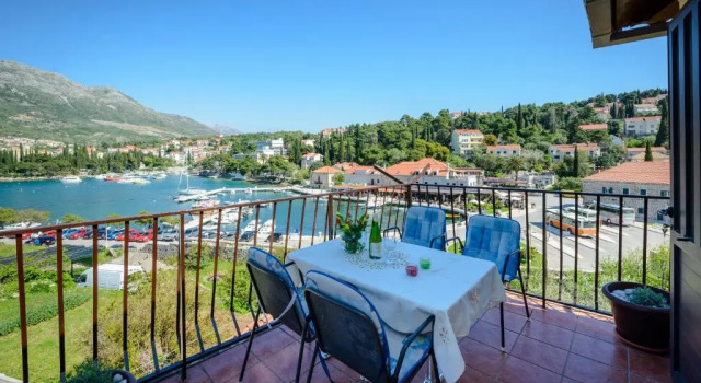 Апартаменты с 2 комнатами с балконом и с видом на море Apartments & Rooms Mihajica