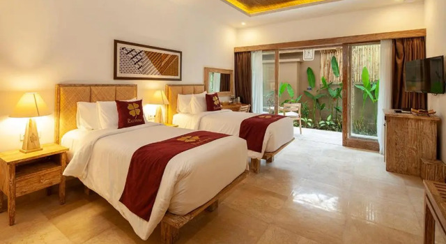 Двухместный номер Deluxe с видом на сад The Kalyana Ubud Resort