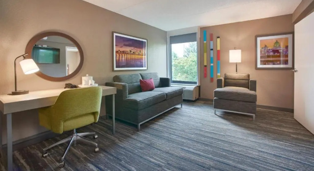 Двухместная студия Hampton Inn by Hilton Harrisburg West