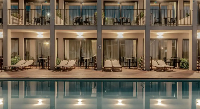 New Beach Hotel, Забронировать Отель Отели Планос 4 звезды, 4*