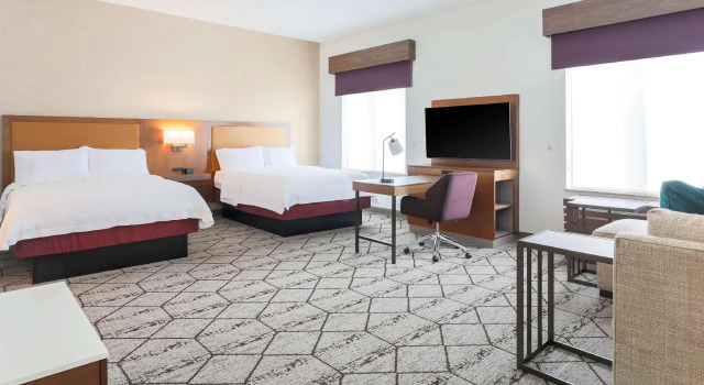 Четырёхместная студия Hampton Inn & Suites Windsor-Sonoma Wine Country