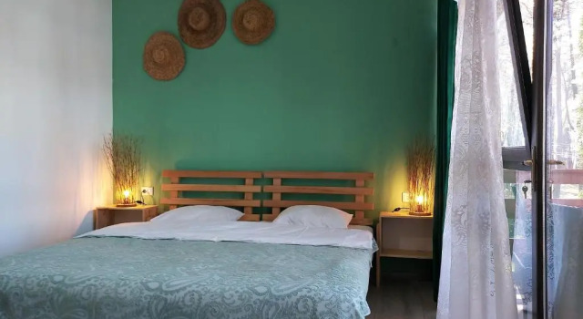 Beachfront 4-bedroom home in Kaprovani pine forest