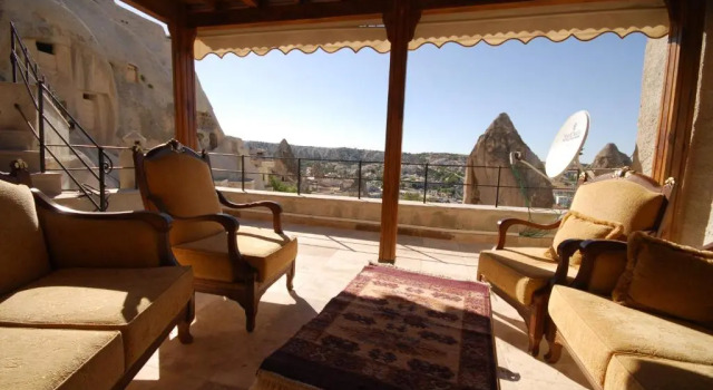 Люкс с видом на сад Vezir Cave Suites