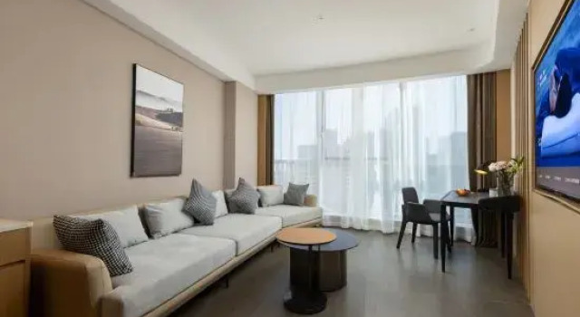 Полулюкс Premier Ordos Dongsheng District National Fitness Center Atour Hotel