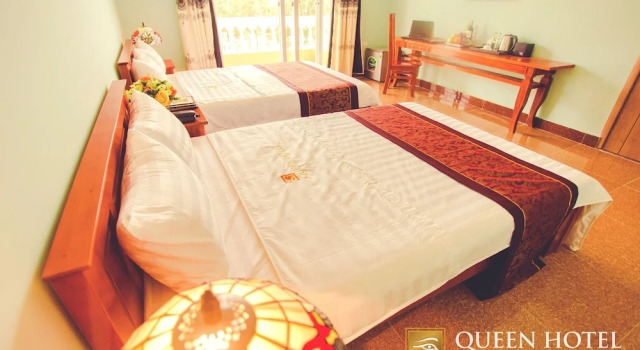 Семейная вилла c 1 комнатой с балконом и с красивым видом из окна Queen Hotel Thanh Hoa