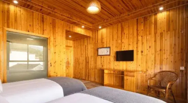 Двухместный номер Standard Wuyuan Jiangwan Qingquan Small Residence · Leisure Vacation Homestay