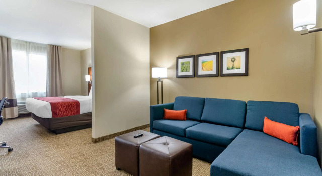 Двухместный люкс Comfort Inn & Suites Salina North