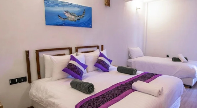 Трёхместный номер Deluxe Отель Rasdhoo Stay