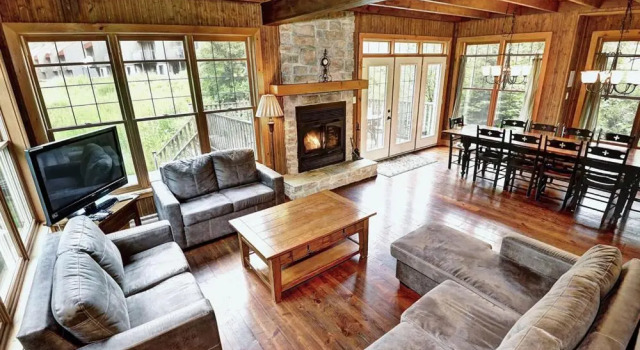 Chalets Alpins - 9019 Chemin des Alpages, Брондау Шале Ste Petronille Ile d'Orleans