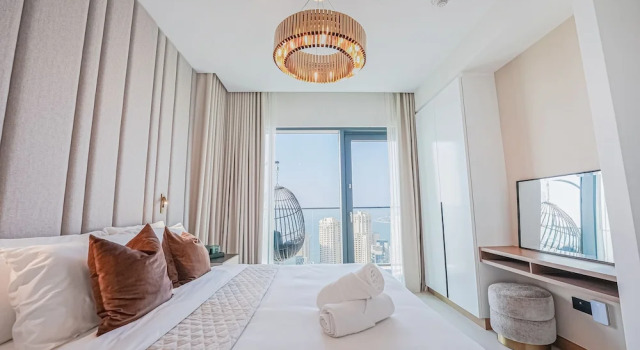 Апартаменты Luxury Modern 2BR HighFloor Haven - Vida Marina