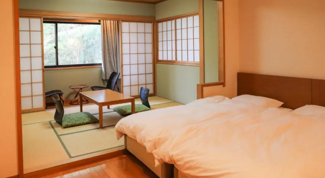 Семейная студия Отель Ajisai Onsen Ryokan