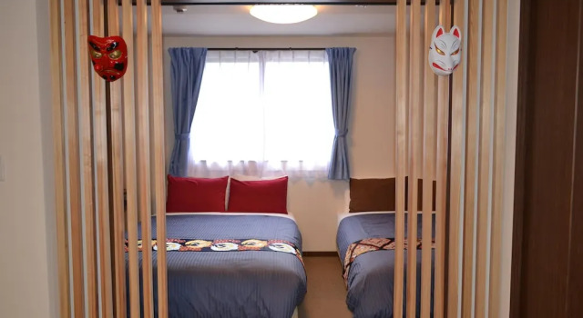 Семейный номер Superior с балконом Bens Guesthouse Kyoto