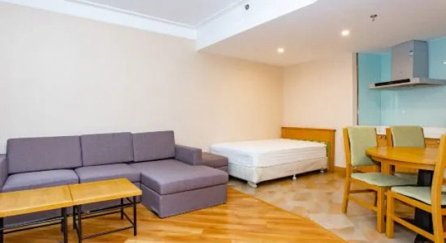 Трёхместный люкс Deluxe с красивым видом из окна Songhua Lake Qingshan Snow View Apartment