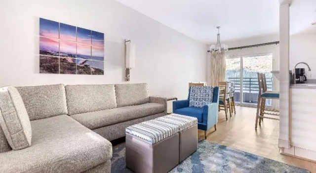 Двухместный номер Standard с 2 комнатами с балконом Hilton Vacation Club Riviera Beach & Shores