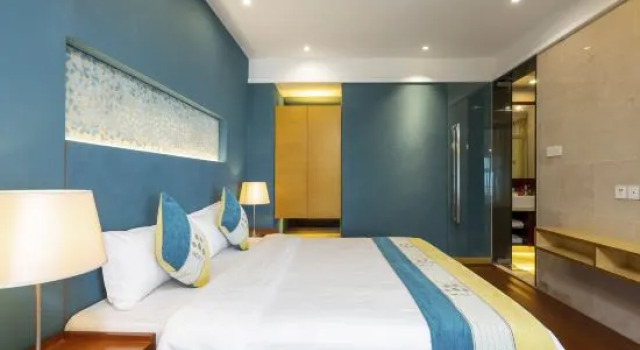 Семейный люкс Deluxe с видом на сад Qingshui Bay Mandao Seaview Holiday Hotel