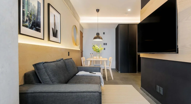 Апартаменты w Nest-style 1BR in Lively Tabacalera